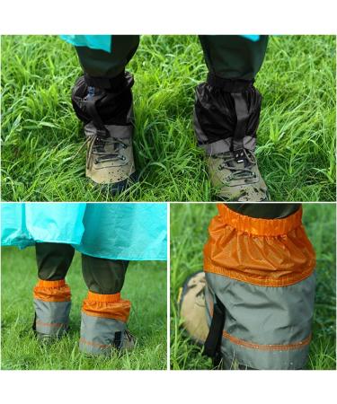 Waterproof Tyuodna Gaiters for Hiking Running & Outdoor Activities - Breathable Leg Gaiters for Men & Women - One Size Black - Buy Online on GoSupps.com