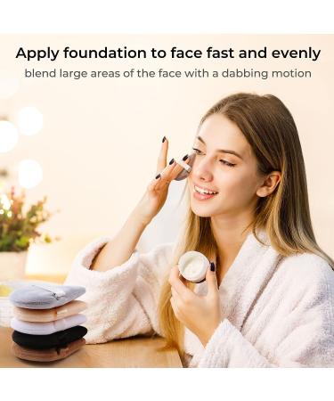 30 PCS Soft Triangle Makeup Puffs with Ribbon Handle - Cosmetic Foundation Sponge for Loose Powder and Body Makeup - Buy Online on GoSupps.com