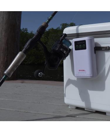 ENGEL Ultra Quiet USB Rechargeable Live Bait Aerator Pump & Bubbler | Large & Extra Large Sizes | White - Buy Online on GoSupps.com