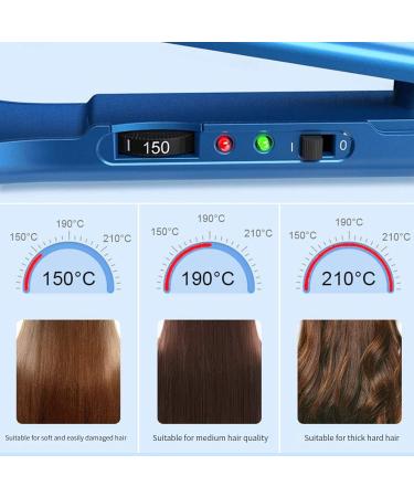 Dual-Use Curling & Straightening Hair Straightener - 1/1.75 Inch Wide Plate with Temperature Control | International Shipping - Buy Online on GoSupps.com