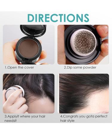 Hairline Powder Hair Root Concealer Hair Root Touch-Up Hair Powder 4g Hair Shadow Powder Densifying Powders - Buy Online on GoSupps.com