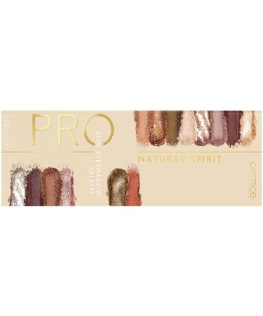 Catrice Pro Natural Spirit Slim Eyeshadow Palette eyeshadow No. 010 neutral elements multi -colored 16 colors color -intensive matt metallic shimmering vegan nanoparticles free (10.6g)