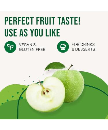 Inspire Food Co. Green Apple Fruit Syrup for Bubble Tea - 300ml | Vegan, Gluten-Free Mix for Boba Tea, Smoothies & Slushes - Buy Online on GoSupps.com