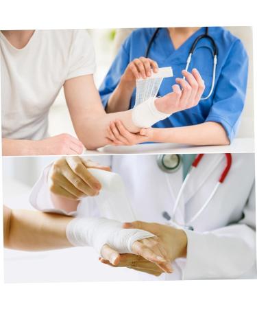 FRCOLOR 4 Rolls Elastic Band Gauze Pads - Stretchy Nylon Non-Woven Gauze (15x4.5CM) - Ideal for Wound Care & Medical Supplies - International Shipping - Buy Online on GoSupps.com
