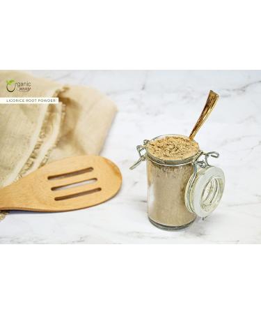 Organic Way Licorice Root Powder (Glycyrrhiza Glabra) - Herbal Tea | Kosher & USDA Certified | Vegan Non-GMO & Gluten Free | Tested for Heavy Metal and Purity | 100% Raw from India (1LBS / 16Oz) 16 Ounce (Pack of 1) - Buy Online on GoSupps.com