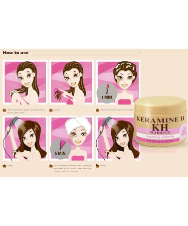  Keramine H Keramine H Nutrient Mask - Pack of 3 x 250 ml - Buy Online on GoSupps.com