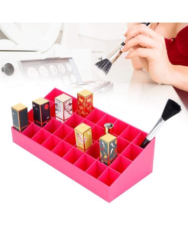 Alvinlite Lipstick Display Stand - 36 Space Pink Plastic Lipstick Organizer Rack for International Shipping - Buy Online on GoSupps.com