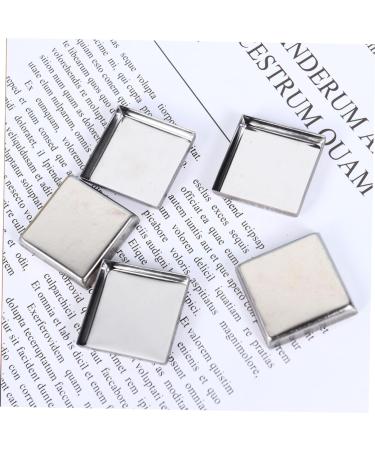 FRCOLOR 120 Pcs Square Magnets Pans for Eyeshadow Empty Eyeshadow Tin Pan Sample Accessories Stainless Steel Mx2pcs As Shownx2pcs - Buy Online on GoSupps.com