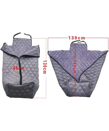 Winter Thicken Wheelchair Warmer Blanket Windproof Fleece Lined Cozy Leg Cover with Zipper for Leg Lower Body Warm for Elderly Patients and Disabled - Buy Online on GoSupps.com