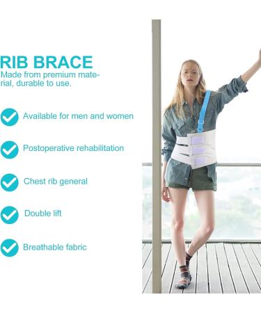 Buy Healifty Rib Cage Protector & Binder Clips - Medical Support for Rib Injury | Women's Chest Brace White - International Shipping Available - Buy Online on GoSupps.com