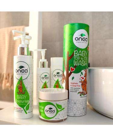 Onea Organic Skincare Baby Gift Pack - Daily Care Baby & Mommy - Newborn Babies Set - Moisturizer & Massage Oil - Paraben & Sulphate Free - for New and Expecting Moms - Buy Online on GoSupps.com