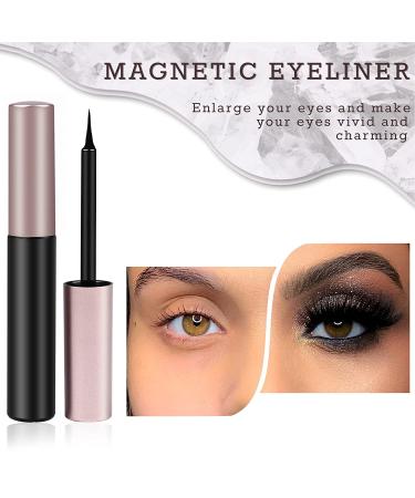 3D 5D Magnetic Eyelash Kit - 20 Styles, 4 Magnetic Eyeliners & 2 Tweezers - No Glue Needed - Natural Look for Women and Girls - 26 Piece Set - Buy Online on GoSupps.com