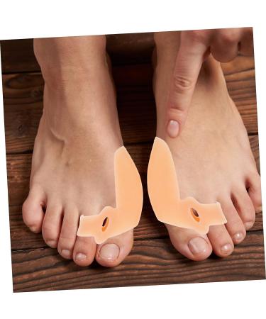 BESPORTBLE Silicone Toe Separator and Protector - 4 Pairs Skin Color - Toe Dividers for Big Toe Isolation - Bunion Toe Spacers and Straightener - Buy Online on GoSupps.com