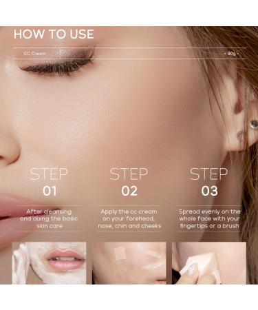 Colour Correcting Cream Tinted CC Cream with SPF 15 Color Correcting Cream Korean CC Cream Foundation Tinted Moisturiser and Brightening Face Cream Full Coverage Face Concealer Makeup CC Cream - Buy Online on GoSupps.com