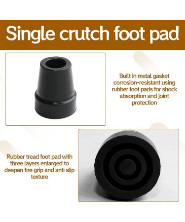Walking Stick Rubber Ends 2 Pcs Ferrules for Walking Sticks Walking Stick Rubber Tips for Crutch etc - Buy Online on GoSupps.com