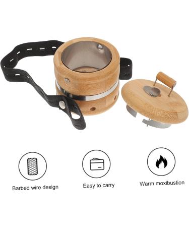 1pc Box Moxibustion Box Foot Massagers Wood Tools Cone Holder Stand Chinese Medicine Household Tools Muscle Stiffness Moxa Box Moxa Tank for Muscle Stiffness Moxa Cone Burner - Buy Online on GoSupps.com