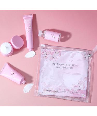 Cherry Blossom Skin Care Set - Moisturizing Travel Set for Teen Girls - Anti-Aging Skin Care Routine Kit 4Pcs Gentle Alcohol-Free Skincare with Cleanser - Buy Online on GoSupps.com
