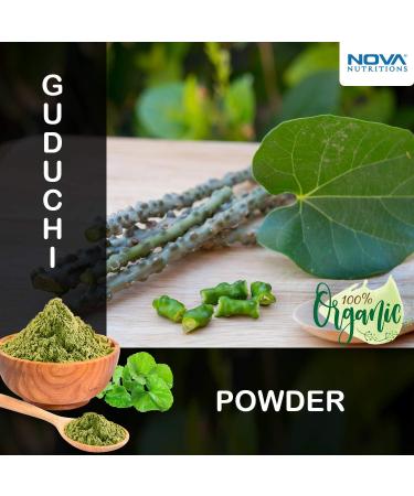 Organic Guduchi Powder 16oz (454g) - Ayurvedic Herbal Immune Support | Nova Nutritions - Buy Online on GoSupps.com