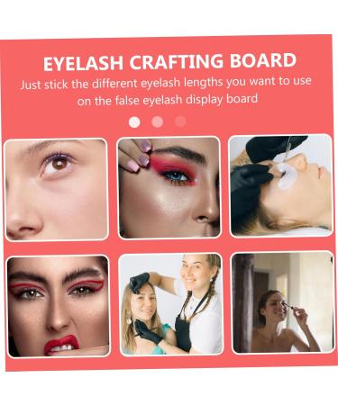 Housoutil Eyelash Board Eyelash Display Boards Lash Tools Lash Trays Hand Lash Holder Pallet Lash Plates Eyelash Pallet Holder Eyelash Grafting Tools Lady Tools Tile Acrylic Console Crystal - Buy Online on GoSupps.com