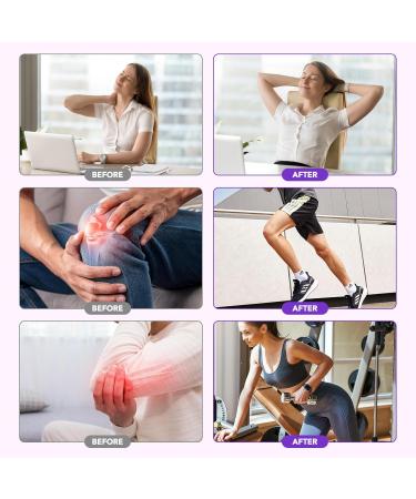Joint Massage Purple Gel Soothing Massage Cream for Joint Activities Muscle Knees Lumbar Neck Back Hands/Feet Light-Weight & Easliy Spread for Post-Workout Long-time Sitting|3.53Oz 3.53 Fl Oz (Pack of 1) - Buy Online on GoSupps.com