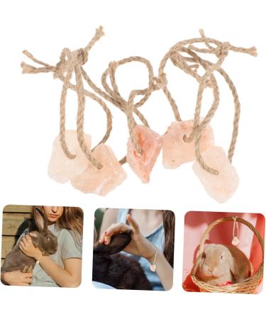 Levemolo 5pcs Animals Salt Cattle Salt Lick Salt for Animals Licking Salt Brick Pet Rope - Buy Online on GoSupps.com