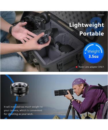 Neewer M42 Lens to Sony NEX E-Mount Camera Adapter - Compatible with Sony A7 A7S A7R A6000 A6300 NEX Series Cameras - Buy Online on GoSupps.com