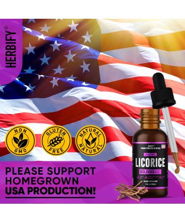 Licorice Root Extract 2oz - Stomach Relief, Lung & Immune Support - Made in USA | Skin Health Supplement - Buy Online on GoSupps.com