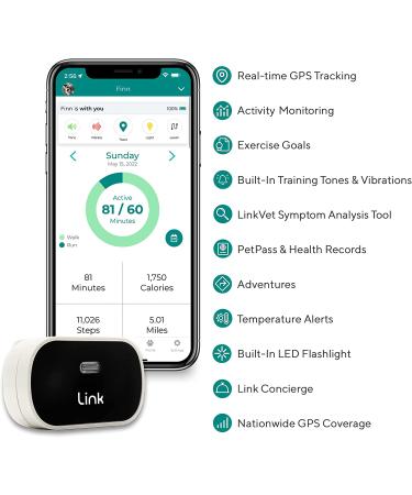 GPS Dog Tracker + Activity Monitor with Training Tools | Waterproof & Lightweight | PetPass & Vet Record Storage | Fits Most Collars | iPhone & Android Apps - Buy Online on GoSupps.com