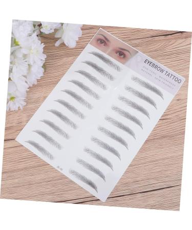 Beavorty Thickitstickitbrow 4 Pcs 3d Eyebrow Stickers Cosmetology Kit Hair Kit Makeup Kit Eyebrow Shaping Bionic Woman The Lazy 1 count (Pack of 1) Blackx2pcs - Buy Online on GoSupps.com
