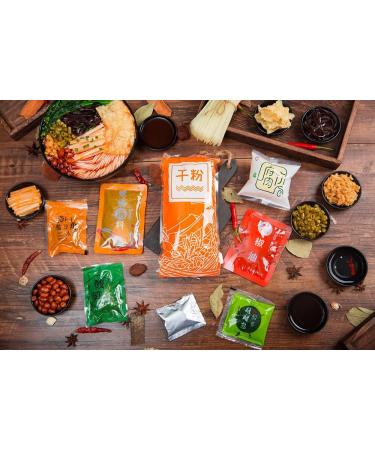 Liuzhou Specialty Rice Noodles308g*5bag Spicy noodles Hot and sour noodles instant rice noodles delicious spicy rice noodles vermicelli snacks specialty food (5bags) - Buy Online on GoSupps.com