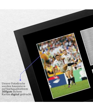 Buy Signed Jonny Wilkinson A4 Framed Autogram Image - Perfect for Rugby Union Fans - HWC Trading - Buy Online on GoSupps.com