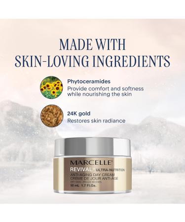 Marcelle Revival+ Ultra-Nutrition Holiday Gift Set Ultra-Nourishing & Firming Anti-Aging Skin Care Routine for Mature Skin 55+ Hypoallergenic Fragrance-Free Paraben-Free Cruelty-Free - Buy Online on GoSupps.com