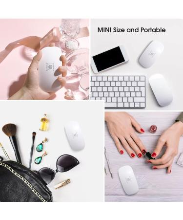 RSTYLE Mini UV LED Gel Nails Lamp - Portable 6W Pink Nail Dryer for All Nail Polishes - USB Powered - Buy Online on GoSupps.com