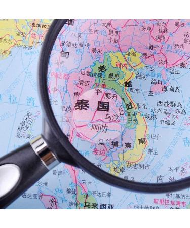 Magnifying Glass Child Holding Old Man Student Reading Newspaper Newspaper 6X Good Times - Buy Online on GoSupps.com