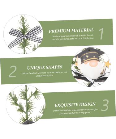 Alipis 25 Pcs Graduation Season Decoration Pine Needle Stems Graduation Garden Signs Artificial Outdoor Plants Fake Pine Needle Branches Faux Plants Plastic Artificial Leaf Household - Buy Online on GoSupps.com