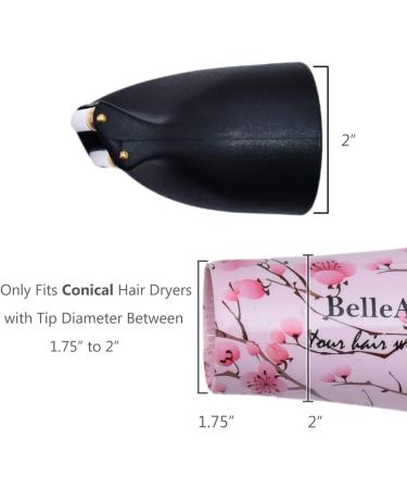 Le Angelique Smart Nozzle Attachment for Hair Dryer | 2 Universal Concentrator | Nano Titanium Roller Diffuser - Buy Online on GoSupps.com