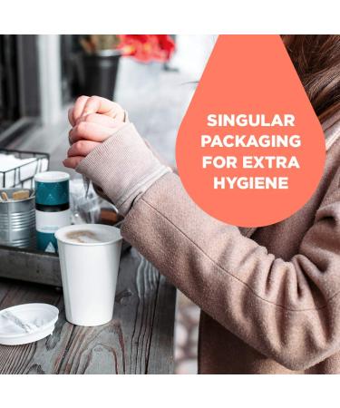 Fountain Coffee White Sticks - Individually Packaged 2.5g Milk Powder Portion Packs (300 Count) for Perfectly Brewed Coffee - Buy Online on GoSupps.com