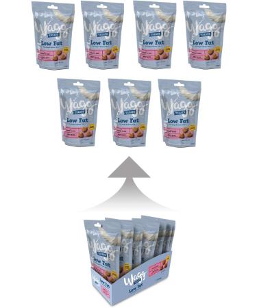 Wagg Low Fat Meaty Bites Turkey & Rice Dog Treats 125g (Pack of 7) - Oven Baked Turkey and Rice 125 g (Pack of 7) - Buy Online on GoSupps.com