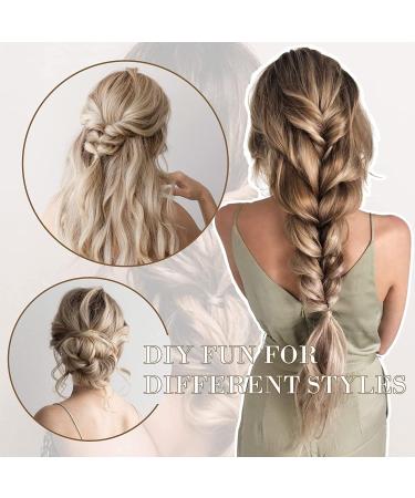Hair Extensions Clip in 4PCS Auburn Brown 20 Inch Long Wavy Full Head Synthetic Hair Pieces - Buy Online on GoSupps.com