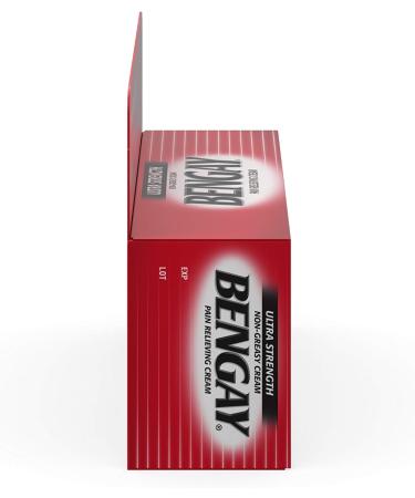 Bengay Ultra Strength Pain Relief Cream - 4 oz | Topical Analgesic for Arthritis, Muscle, Joint & Back Pain - Buy Online on GoSupps.com