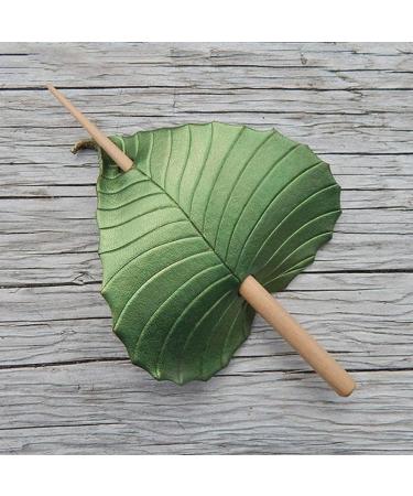 Chiyyak Retro Blue Bird & Green Leaf Hair Clip - Unique Hair Needle Accessory for Women & Girls | Perfect Party & Cosplay Gift - Buy Online on GoSupps.com