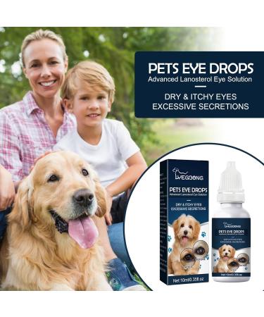 Slakkenreis Eye Drops for Cataract Treatment 10 Milliliter Liquid Moisturizing Lubricant Reliever Eye Drops Pet Eyes Care Advanced Lanosterol Solution for Therapeutic Vision Products - Buy Online on GoSupps.com