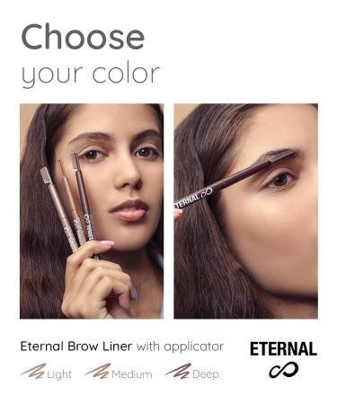 Eternal Automatic Water Resistant Eyebrow Liner Set - Long Lasting, High Precision Brow Definer (3 Pack) - Buy Online on GoSupps.com