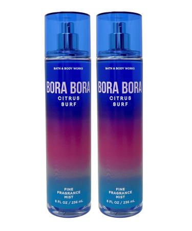 Bath & Body Works Bora Bora Citrus Surf - pack of 2 Fine Fragrance Mist