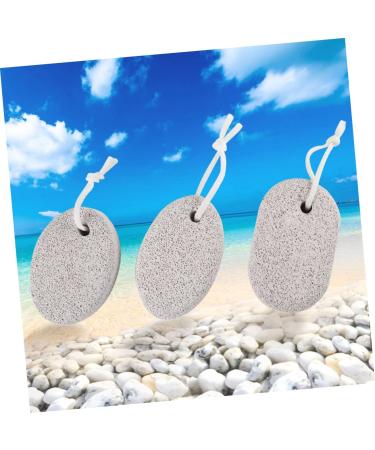 Set of 3 pumice stone exfoliating stone foot bath foot scrubber cleaning tools scrub core stone foot peeling tool feet care bath stone - Buy Online on GoSupps.com