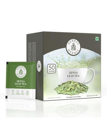 Senna Tea (50 Tea Bags) Premium Herbal Laxative Tea for Constipation Relief Smooth Move Colon Cleanse| Made from 100% Natural Senna Leaves 50 Count (Pack of 1)