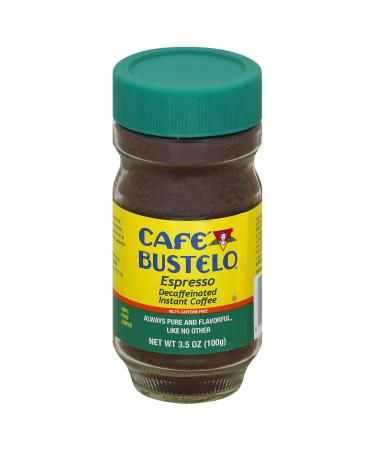 Cafe Bustelo Espresso Decaffeinated Instant Coffee 3.5 oz (100 g)