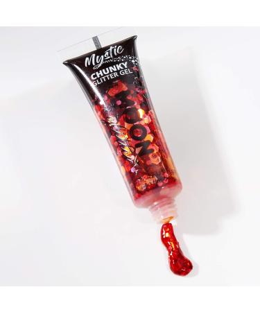 Valentines Mystic Chunky Glitter Gel by Moon Glitter - 12ml - Face & Body Cosmetic Festival Paint - Buy Online on GoSupps.com