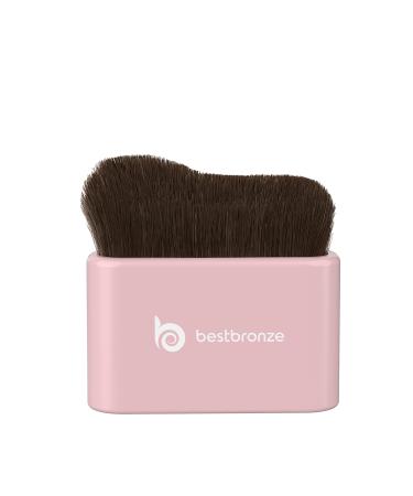Best Bronze Liquid Foundation Brush  Vegan - Cruelty-Free Blending Brush for Makeup with Soft Synthetic Bristles  Unique Contour Shape - Professional Makeup Brushes and Accessories