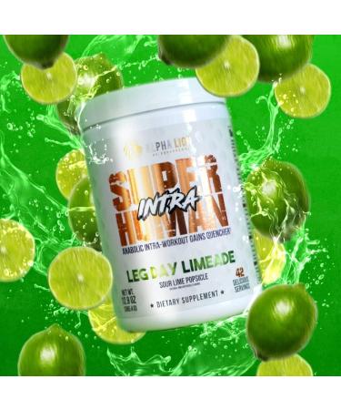 ALPHA LION Superhuman Intra Workout Powder for Men & Women Amino Acids Drink Muscle Recovery Supplement BCAA Powder Electrolytes & Hydration Mix (42 Servings Lime Flavor) Legday Limeade - Buy Online on GoSupps.com